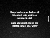 Tattoo oder schsisch? Das Dilemma!