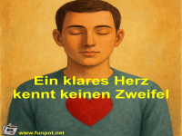 Ein klares Herz kennt keinen Zweifel