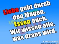 Liebe und Essen