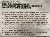 Die schlimmsten Sprueche