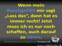 Bauchgefühl