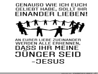 genau wie ich euch geliebt habe