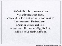 Innerer Frieden
