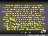 Geht ein Mann in Ostfriesland in die Kneipe