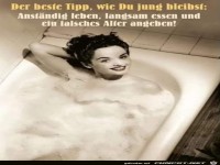 Wie du jung bleibst