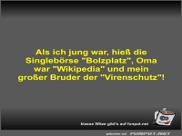 Als ich jung war, hie� die Singleb�rse 