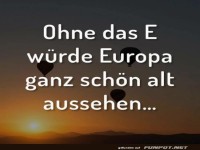 Lustiger Gedanke �ber Europa