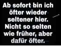 Ironisches Zitat �ber Anwesenheit