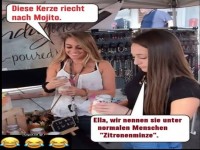 Lustiger Kerzenduft auf dem Markt