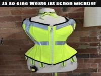 Sicherheitsweste trifft auf Fashion