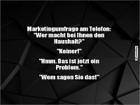 Wer macht den Haushalt? Nicht ich!