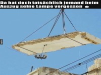 Lampenfieber: Wenn der Umzug zu w�rtlich wird!