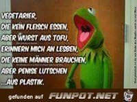 Vegetarier sind wie Lesben