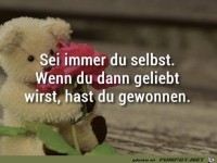 sei immer du selbst