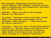 ein junges M�dchen kommt sp�t nach Hause......