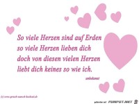 so viele Herzen ind auf Erden.....