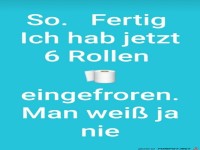 Klopapier eingefroren