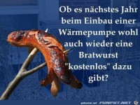 Bratwurst fr Wrmepumpe
