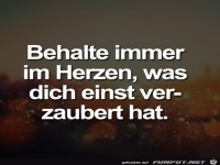 Behalte immer im Herzen