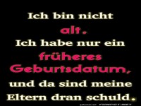 Ich bin nicht alt