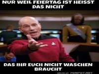 Nur weil Feiertag ist