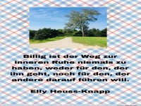 billig ist der weg