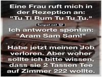 Missverst�ndnis an der Rezeption