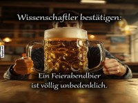 Feierabendbier wissenschaftlich abgesegnet