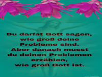 du darfst gott sagen