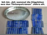 Nostalgie der Tintenpatronen-Kugeljagd