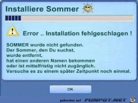Installiere Sommer...