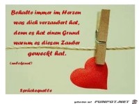 Behalte immer im Herzen...