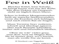 Fee in weiss