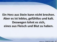 Ein Herz aus Stein