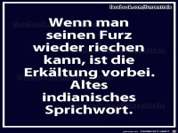 Altes Indianisches Sprichwort