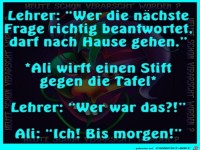 Lehrer zu seinen Sch�lern