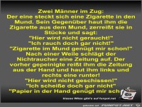 Zwei M�nner im Zug