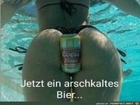 Arschkaltes Bier