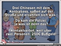 Drei Chinesen mit dem Kontrabass
