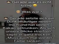 Lustige Begegnung im Kaffeehaus