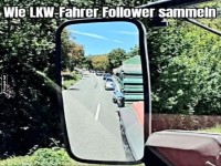 LKW-Fahrer und ihre Follower