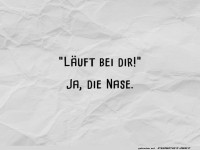 Nasenlauf: Der neue Trend