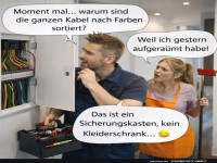 Kabelsalat kreativ sortiert!