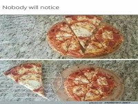 Pizza-Magie: Wenn ein Stück fehlt!