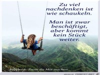 zu viel nachdenken