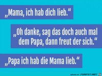 Mama ich hab dich lieb