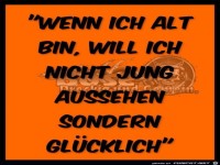 Wenn ich alt bin 