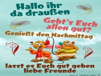 Hallo ihr da draussen