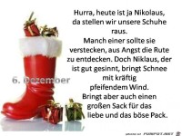 Hurra heute ist Nikolaus