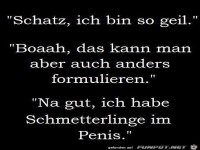 Das kann man auch anders formulieren